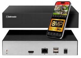 Tinklo vaizdo įrašymo įrenginys NVR, 9 kanalų, 8MP, 4K HDMI, ONVIF