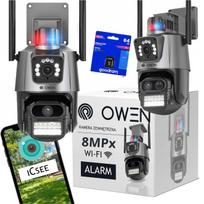Lauko stebėjimo kamera ICSEE 8MP WiFi Ultra HD su aliarmo funkcija