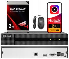 Vaizdo įrašymo įrenginys 8 HiLook IP kameroms, iki 6 Mpx, NVR-108MH-D, 2TB kietasis diskas