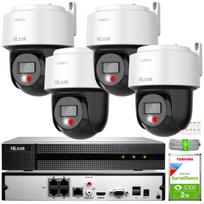 Stebėjimo komplektas 4x PTZ-N2C600M-DE 6MP IP IR30M HiLook by Hikvision