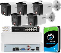 Stebėjimo kamera Dahua rinkinys, 5 vnt., 6 Mpx, IPC-HFW1639TC-A-IL, PoE