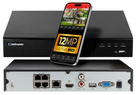Tinklo vaizdo įrašymo įrenginys NVR, 9 kanalų, 4x PoE, 12MP, Ultra 4K