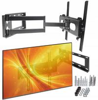 Televizoriaus laikiklis, 64 cm, 32–55" su 90° pasukimu