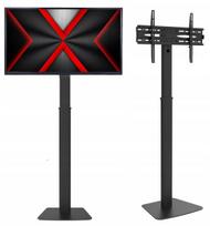 Grindinis televizoriaus stovas, reguliuojamo aukščio, 32–75" TV