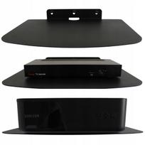 Metalinė sieninė lentyna maršrutizatoriui, TV priedėliui, WiFi, komutatoriui, žaidimų konsolei