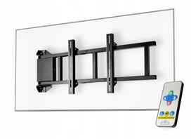 Elektrinis TV sieninis laikiklis 75" SM-XL-180, su 180° pasukimu ir pultu