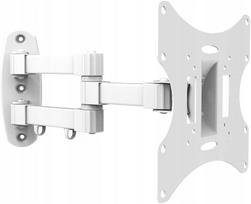 Televizoriaus sieninis laikiklis, 23–42″, VESA 200x200, 25 kg, baltas