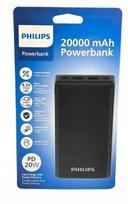Išorinė baterija Philips 20000 mAh, juoda