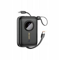 Išorinė baterija Dudao K14 10000mAh su USB-C ir Lightning laidais, PD 20W greitasis įkrovimas