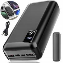 Išorinė baterija 50000 mAh, 22.5W, PD, QC3.0, 3 LED įkrovimo lizdai