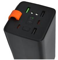 Išorinė baterija 50000mAh, 100W, 4x USB/USB-C, telefonams ir nešiojamiems kompiuteriams