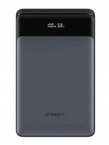 Nešiojamas akumuliatorius Orsen E65, 40000 mAh, 100W, su ekranu, pilkas