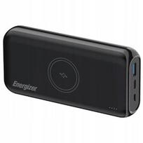 Išorinė baterija Energizer 20000 mAh, USB-C PD, belaidis įkrovimas, 22,5 W
