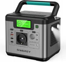 Nešiojama saulės baterija SWAREY S500 Pro, 518Wh, 144000mAh, AC/DC, Type-C PD65W