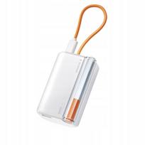 Išorinė baterija SHARGE P3, balta, 10000mAh, greitas įkrovimas, USB-C, iPhone, Samsung