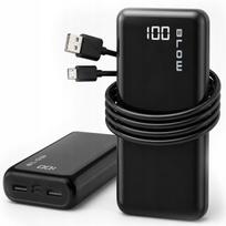 Išorinė baterija 20000mAh, 22,5W, QC, PD, USB-C, kelioninė