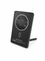 Magnetinė išorinė baterija Qi2 15W 10000mAh, suderinama su MagSafe, stiklinis-aliuminio korpusas