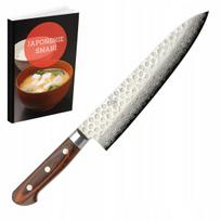 Virtuvės peilis Takahisa Damascus Gyuto, 21 cm, rankų darbo, japoniškas