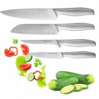 Virtuvinių peilių rinkinys CHEF'S KITCHEN, Santoku, 4 vnt.