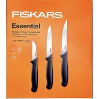 Virtuvinių peilių rinkinys FISKARS, 3 vnt., 7 cm, 11 cm, 12 cm