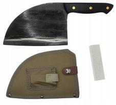 Virtuvinis serbiškas kirvis CHEF'S su dėklu ir galąstuvu, 30 cm
