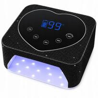Nagų lempa UV LED 72W Black Diamond, belaidė su LCD, tinka geliui ir hibridiniam lakui
