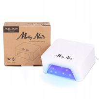 Nagų lempa UV/LED 36W Molly Nails, balta, modelis V9