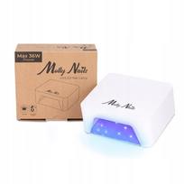 Nagų lempa Molly Nails UV/LED 36W, belaidė, balta, V9BAT