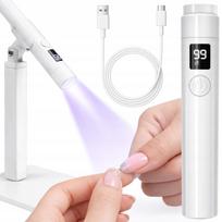 LED UV belaidė mini nagų lempa su stovu