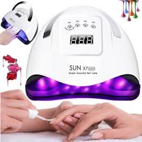 Nagų lempa UV SUN X7 MAX, dviguba LED, profesionaliam geliui