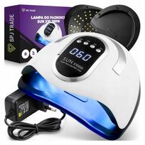 Nagų lempa LED/UV SUN X10 Max, 280 W, su LCD ekranu, balta