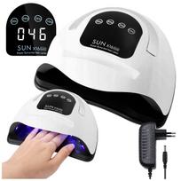 Nagų džiovintuvas UV LED, 320W, laikmatis, LCD ekranas, judesio jutiklis, 72 LED