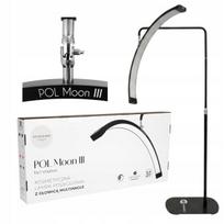 LED grindų kosmetinė lempa 45W blakstienų priauginimui, juoda
