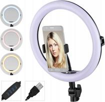 LED žiedinė lempa R11, 28 cm, su 164 cm grindiniu stovu