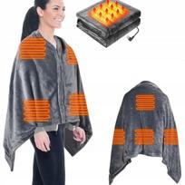 Elektrinė šildoma antklodė, USB, 7.4V, švelni, šilta