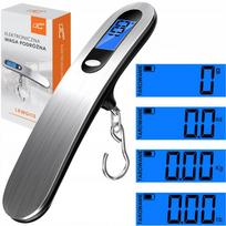 Bagažo svarstyklės kelionėms, rankinės, su LCD ekranu, iki 50 kg