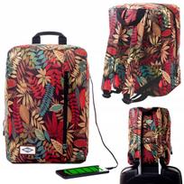 Rankinis lagaminas kuprinė su USB jungtimi, 40x30x20 cm, spynelė dovanų