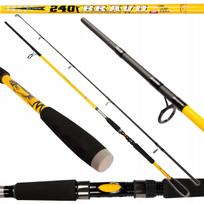 Meškerė šamams Hokkaido Bravo 2,4 m, 100–250 g, pilnas blankas