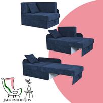 Kampinė sofa lova vaikams - Nr.5 - 109cm x 80cm