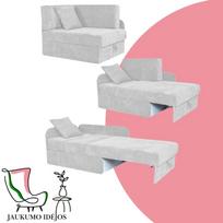 Kampinė sofa lova vaikams - Nr.6 - 109cm x 80cm