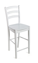 Baro kėdė LORETA Balta H60cm