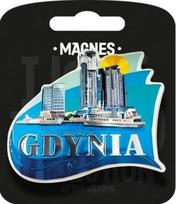 Myliu Lenkiją magnetas Gdynė ILP-MAG-A-GDY-08 - Mr Dragon