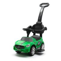 Vaikiškas važiuoklis su garsu ir rankena Racer green - Baby Mix