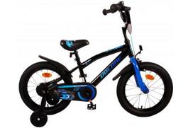 Vaikiškas dviratis Volare Super GT, 16", mėlynas, Blue, Black
