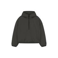 Fear of God Essentials Filled Half Zip Hoodie Ink Men Tops Black 202SP244330F L