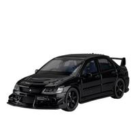 1/32 Scale Mitsubishi Lancer Evolution EVO Simulation Car Model Metal Diecasts Toy Vehicles Alloy Decoration Sound Light Metal Man Kids Gift Boy juoda