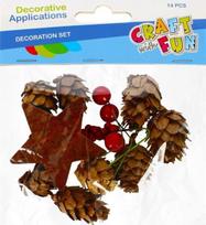 ūs kūgiai su priedais 14vnt - Craft with Fun