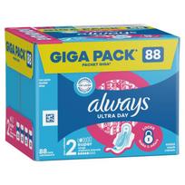 Always Ultra Size 2 Dienai Higieniniai paketai, Long (2 Dydis), 88 vnt.