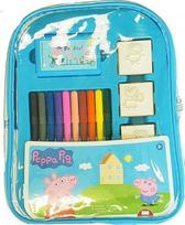 Multiprint Stamps Peppa Pig kuprinė mėlyna