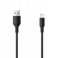Setty Usb - Lightning kabel, 3m, 2a, juodas